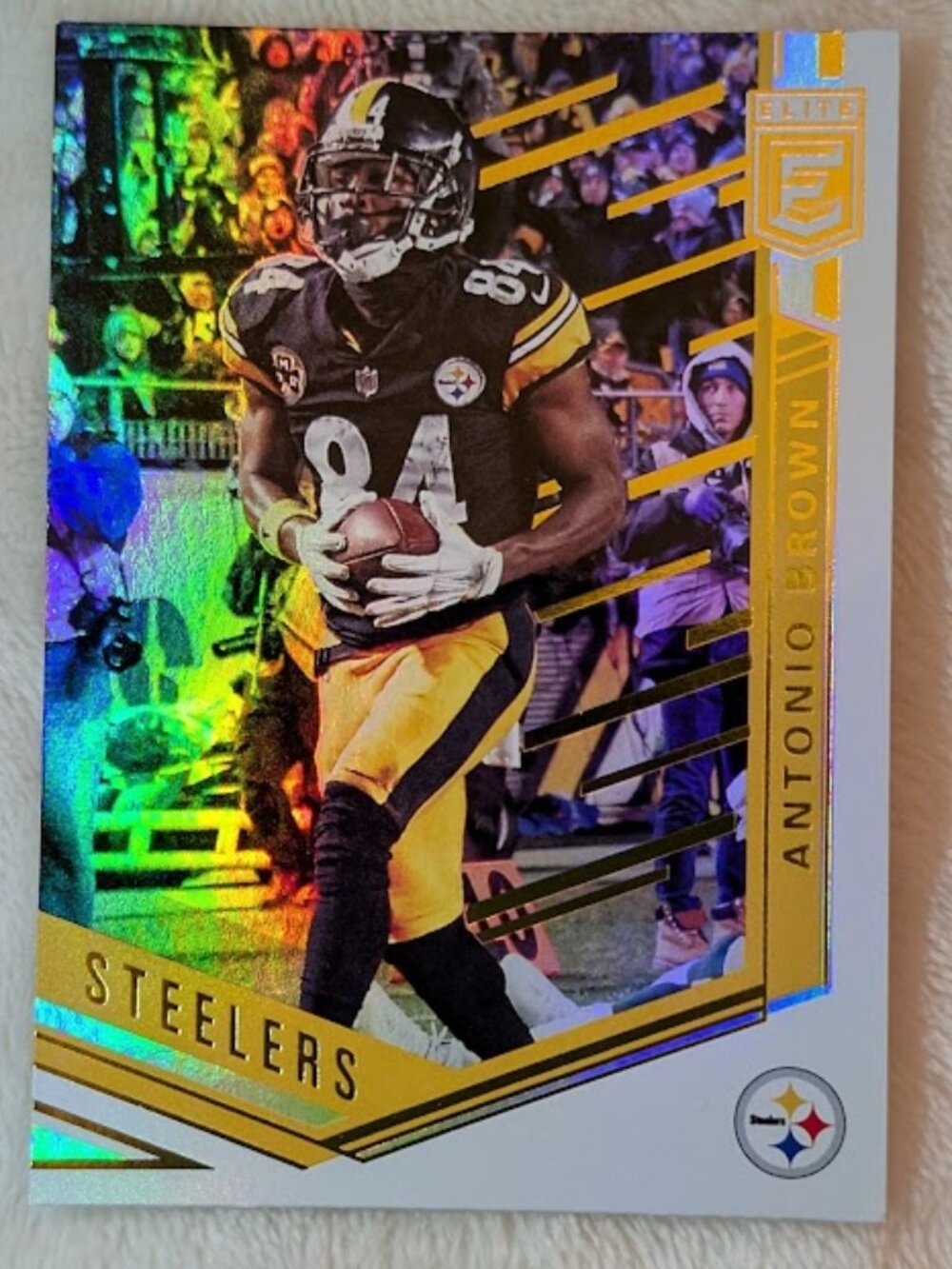 2018 Donruss Elite Gold Refractor ANTONIO BROWN #65